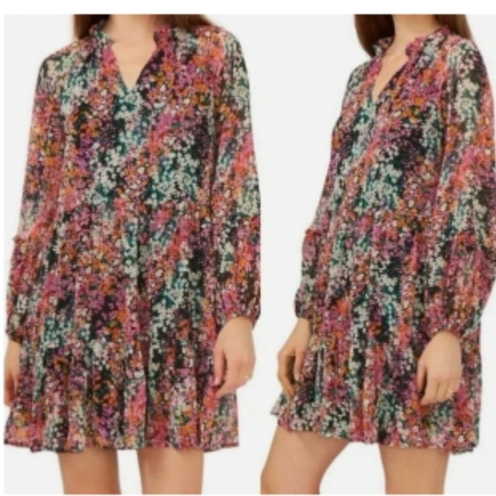 Vince Camuto Three Tiered Mini Dress